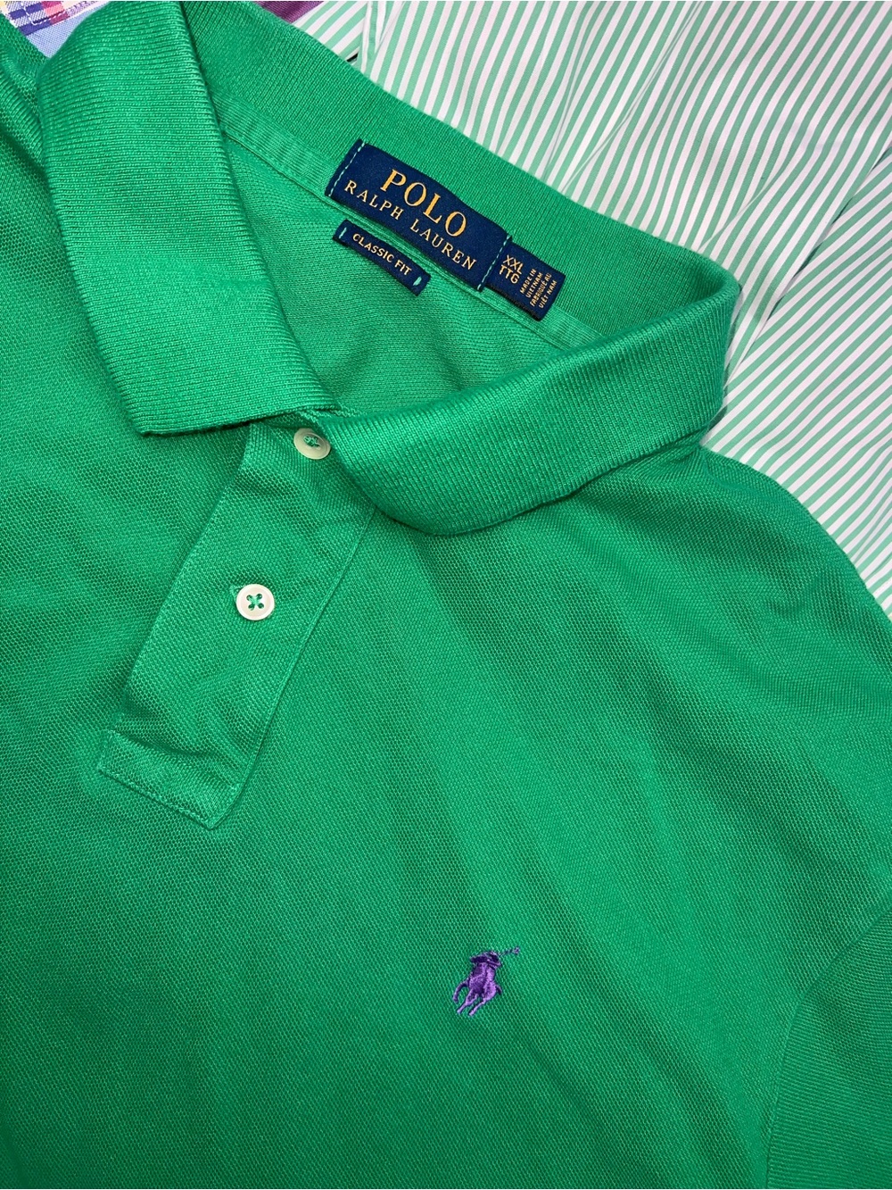 Polo by Ralph Lauren Men’s XXL Bundle of 3 Polo and Button Up with Logo - Picture 4 of 6